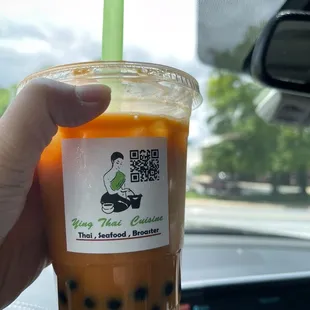 Delicious Thai BUBBLE THAI ICE TEA
