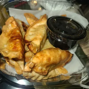 Gyoza (Pot Stickers) - ordered fried