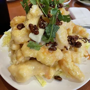 Walnut Honey Shrimp