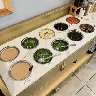 salads, interior