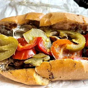 a close up of a sandwich