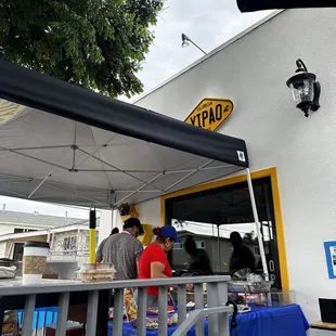 Columbian food available while coming for a black coffee? Yes, please.