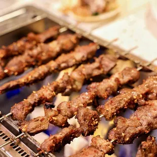 the meat being cooked