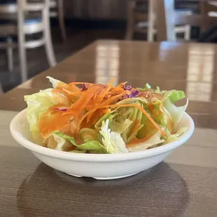 Already comes with salad and miso soup with the dinner box. Delicious