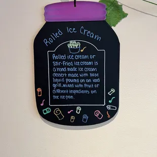 a chalkboard with a recipe written on it