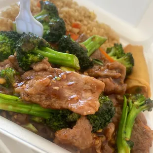 Beef and Broccoli Lunch Special.