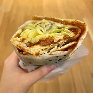 B2. Pork Floss jian bing