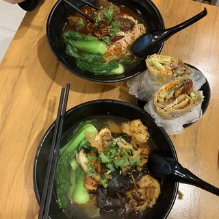 R5. Fish Noodle Soup in Mala Sauce