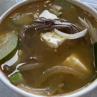 Spicy Tofu Soup