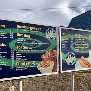 Drive Thru Menu