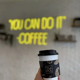 Small Chai latte after TJ victory 2.04.25