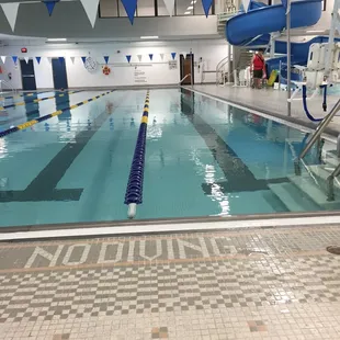 Great pool area! This is a huge YMCA
