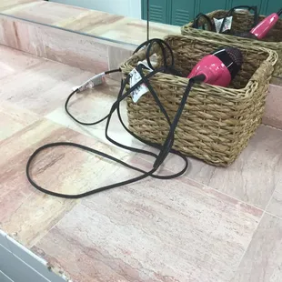 They have a blow dryer you can use. :)