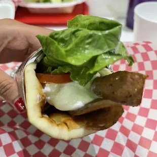 Beef and lamb gyro