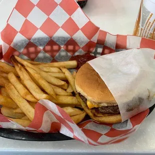a basket of fries