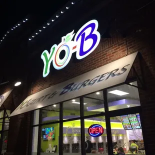Outside view at night ...
