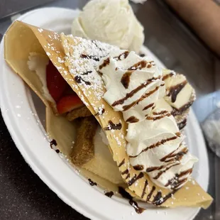 Strawberry Cheesecake Crepe
