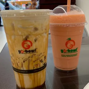 Horchata Milk Tea Strawberry Mango