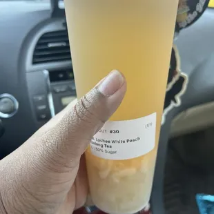 Lychee White Peach Oulong Tea
