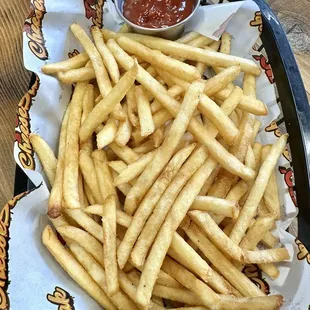 Crispy thin fries!