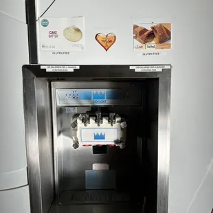 an ice cream machine