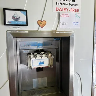 a dairy - free machine