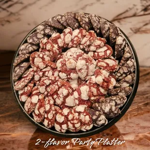 a bowl of cookies