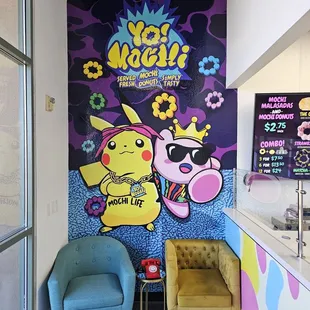 Front seating area