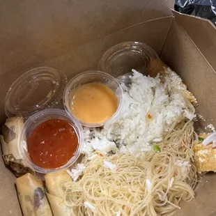 a box of food