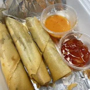 The Classic beef lumpia