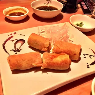 Vegetarian spring rolls