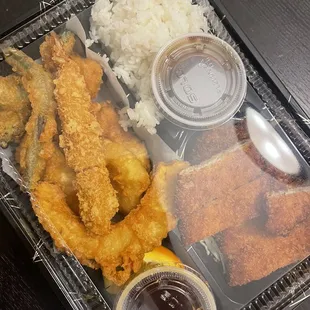 Two Item Special w/ Chicken Katsu and Tempura