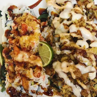 Baked craw fish roll