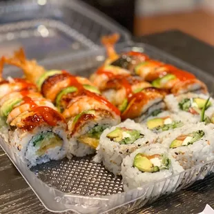 Awesome roll and Philadelphia Roll