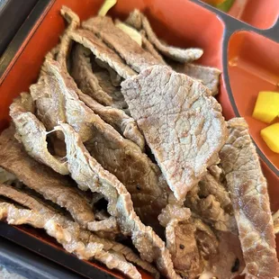 Beef Teriyaki - but I had to ask for Teriyaki sauce. It was hella dry.