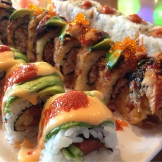 Spicy Garlic Salmon Roll