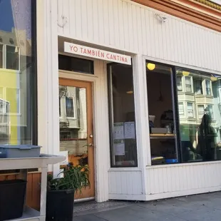 Outside of restaurant