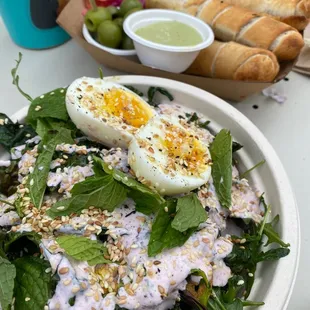 Rice bowl , tequenos