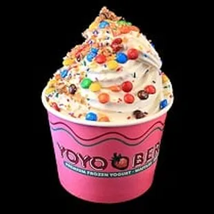 Twelve flavors of frozen yogurt, sorbet and gelato to choose from!  Add your choice of toppings from over 50 items!