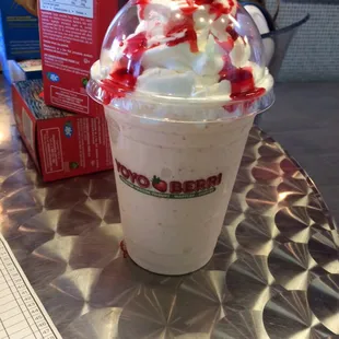 A treat while selling GS cookies at YoYo Berri