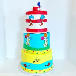 a dr seuss cake