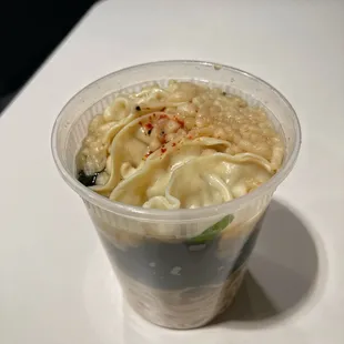 Udon with Dumplings