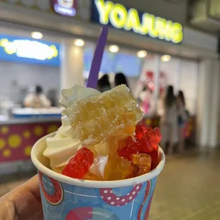 Signature with todays gummy bears topping