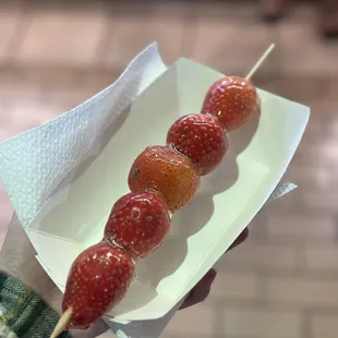 Strawberry tanghulu stick