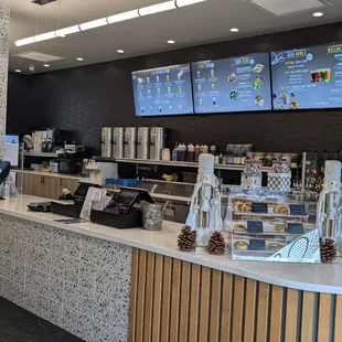 Menu and where you pay