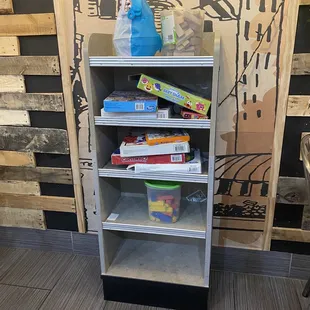 Some board games available.