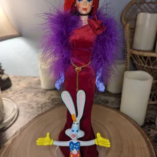 It's easy to show gratitude to someone who has a favorite character! Here is Jessica Rabbit and her hubby as a gift to someone special!