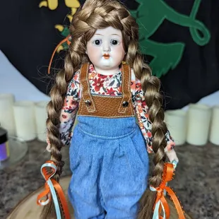 Early 20th Century Heubach #275 Mold Bisque Doll repaired and ready for more playtime!