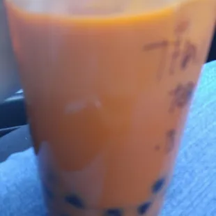 Thai Tea with Boba.. Delicious, definitely going back!!