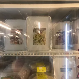 a variety of food items